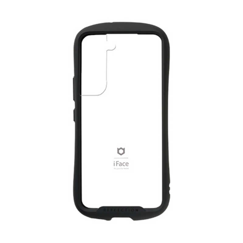 HAMEE　Galaxy S22専用 iFace Reflection強化ガラスクリアケース iFace ブラック　GXYS22IFACERFTBK