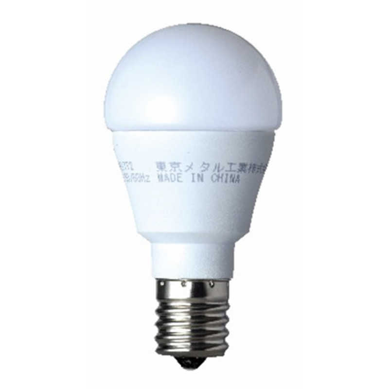 東京メタル　LED小型電球 60W相当 口金E17 電球色 (E17 /一般電球形 /60W相当 /電球色 /1個 /広配光タイプ)　LDA7LK60WE17-T2