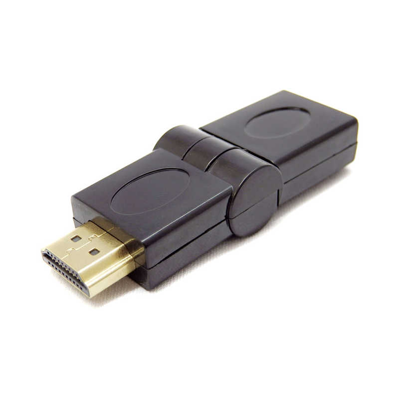 SSAサービス　HDMI延長プラグ ブラック [HDMI⇔HDMI]　SHDMHDAFL