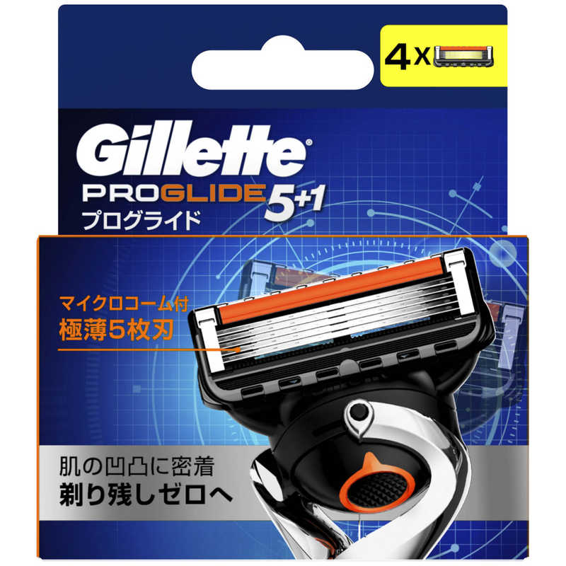 ジレット Gillette(ジレット)プログライドマニュアル替刃4個入