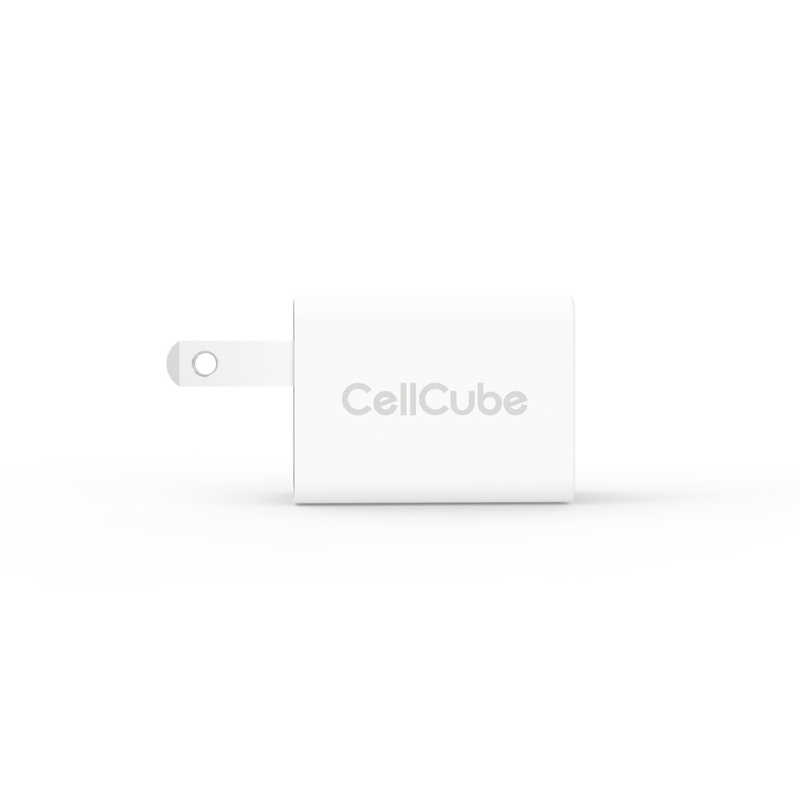 ファンマックスジャパン Cell Cueb(セルキューブ)折り畳み式プラグAC充電器(12W)USB-Aポート×2 AC12WY