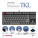 アーキス Maestro TKL(CHERRY MX 青軸・Windows11 macOS対応) メカニカル テンキーレス 英語配列 87キー [有線 USB] ASKBM87CGB ARCHISS