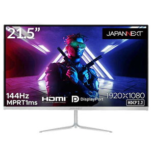JAPANNEXT　JAPANNEXT 21.5型フルHDパネル搭載144Hz対応ゲーミングモニター HDMI DP JAPANNEXT [21.5型 フルHD(1920×1080) ワイド]　JN-T215FLG144FHD