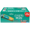 富士通 FUJITSU 富士通アルカリ乾電池単3LongLifePlus40個パック LR6LP40S