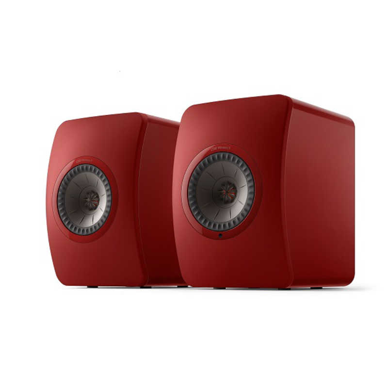 KEF JAPAN LS50 Wireless II Crimson Red(クリムゾンレッド) Special Edition ワイヤレス HiFi スピーカー ペア