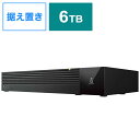 楽天コジマ楽天市場店BUFFALO　外付けHDD USB-A接続 テレビ・レコーダー録画用（Chrome/Mac/Windows11対応） ブラック [6TB /据え置き型]　HD-SQS6U3-A