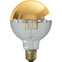 ビートソニック フィラメントLED電球 Siphon ボール95 Tミラー Gold Siphon E26 /ボール電球形 /50W相当 /電球色 /1個 /全方向タイプ LDF35D