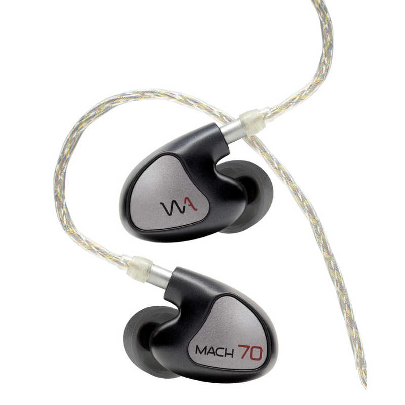 WESTONE イヤホン カナル型 MACH70 ユニバーサルIEM 7BA ガンメタルブラック φ3.5mm ミニプラグ WA-M70