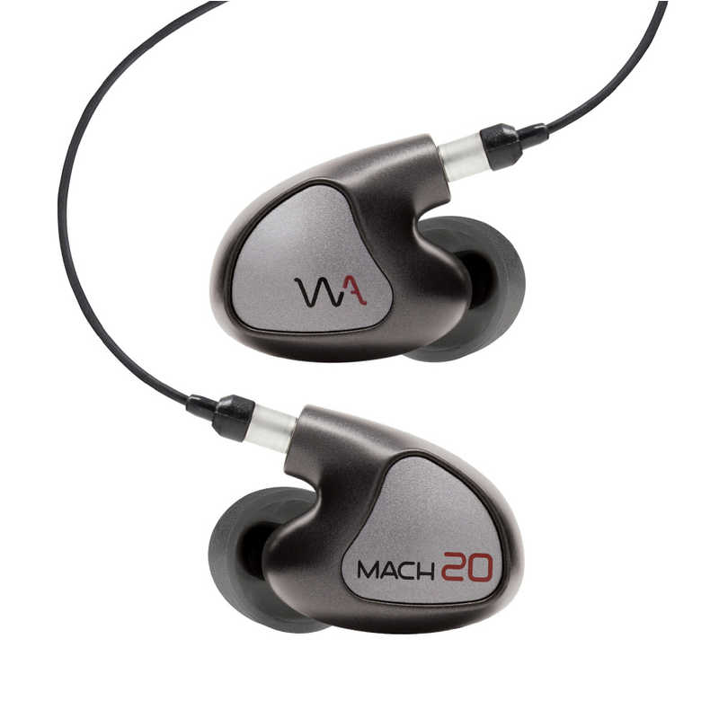 WESTONE イヤホン カナル型 MACH20 ユニバーサルIEM 2BA ガンメタルグレー φ3.5mm ミニプラグ WA-M20