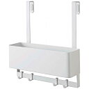 山崎実業 スマート フック付ひっかけ下駄箱扉収納ラック ホワイト 5536(3)