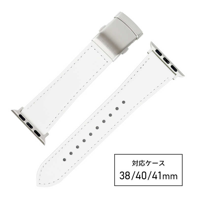 【商品解説】●革最大の弱点である水分をしっかり弾き、美しさ長持ち！撥水効果の高い3M社スコッチガードレザーを使用しており、汗・水に強く、タフで美しいベルトのままご使用いただけます。ワンタッチ式バックルで革ベルトが傷みにくく、もっと美しさ長持ち！【スペック】●型式：RWM022WU（RWM022WU）●JANコード：4907924605204仕様1：長さ：【剣先側】110mm、【美錠側】70mm厚み：2.5mmフラット腕周りサイズ：約135mm〜180mm仕様2：素材表側：牛革（スコッチガードレザー）裏側：牛革（スコッチガードレザー）仕立て：ウェルダー美錠： ステンレス仕様3：対応ケースサイズ： 42mm※「Apple Watch Series10」 / 41mm / 40mm / 38mmこの商品は宅配便でお届けする商品です出荷可能日から最短日時でお届けします。※出荷完了次第メールをお送りします。配送サービス提供エリアを調べることができます「エリア検索」をクリックして、表示された画面にお届け先の郵便番号7桁を入力してください。ご購入可能エリア検索お買い上げ合計3,980円以上で送料無料となります。※3,980円未満の場合は、一律550円（税込）となります。●出荷可能日から最短日時でお届けします。（日時指定は出来ません。）　※お届け時に不在だった場合は、「ご不在連絡票」が投函されます。　「ご不在連絡票」に記載された宅配業者の連絡先へ、再配達のご依頼をお願いいたします。●お届けは玄関先までとなります。●宅配便でお届けする商品をご購入の場合、不用品リサイクル回収はお受けしておりません。●全て揃い次第の出荷となりますので、2種類以上、または2個以上でのご注文の場合、出荷が遅れる場合があります。詳細はこちら■商品のお届けについて商品の到着日については、出荷完了メール内のリンク（宅配業者お荷物お問い合わせサービス）にてご確認ください。詳しいお届け目安を確認する1度の注文で複数の配送先にお届けすることは出来ません。※注文時に「複数の送付先に送る」で2箇所以上への配送先を設定した場合、すべてキャンセルとさせていただきます。