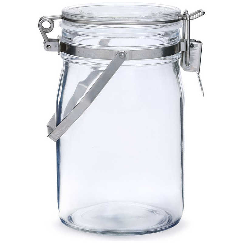 【商品解説】持ち運びに便利な取手付 取手が付いて持ち運びがラクラク シリコンゴムのパッキンなのでニオイがなく、長期熟成に向いた耐久性があります 透明ガラスで果実酒など熟成状態がよく分かります リング金具で、果実の発酵による内部のガスを外に逃がす優れた脱気機能があります 広口なので、果実や液体の出し入れがとってもラクですにおいが付きにくく、中身が見えるガラス製です●サイズ：胴径106×高さ177mm/口径（内径）8.5cm/底径10cm/高さ17.5cm●材質：本体=ふた=ソーダライムガラス、パッキン=シリコンゴム、金具=18-8ステンレス【スペック】●型式：22028（22028）●JANコード：4974452220285この商品は宅配便でお届けする商品です出荷可能日から最短日時でお届けします。※出荷完了次第メールをお送りします。配送サービス提供エリアを調べることができます「エリア検索」をクリックして、表示された画面にお届け先の郵便番号7桁を入力してください。ご購入可能エリア検索お買い上げ合計3,980円以上で送料無料となります。※3,980円未満の場合は、一律550円（税込）となります。●出荷可能日から最短日時でお届けします。（日時指定は出来ません。）　※お届け時に不在だった場合は、「ご不在連絡票」が投函されます。　「ご不在連絡票」に記載された宅配業者の連絡先へ、再配達のご依頼をお願いいたします。●お届けは玄関先までとなります。●宅配便でお届けする商品をご購入の場合、不用品リサイクル回収はお受けしておりません。●全て揃い次第の出荷となりますので、2種類以上、または2個以上でのご注文の場合、出荷が遅れる場合があります。詳細はこちら■商品のお届けについて商品の到着日については、出荷完了メール内のリンク（宅配業者お荷物お問い合わせサービス）にてご確認ください。詳しいお届け目安を確認する1度の注文で複数の配送先にお届けすることは出来ません。※注文時に「複数の送付先に送る」で2箇所以上への配送先を設定した場合、すべてキャンセルとさせていただきます。