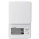 ドリテック 大画面デジタルスケール「ブロート」 (ホワイト)最大表示3.0kg/表示単位1g dretec KS-825WT