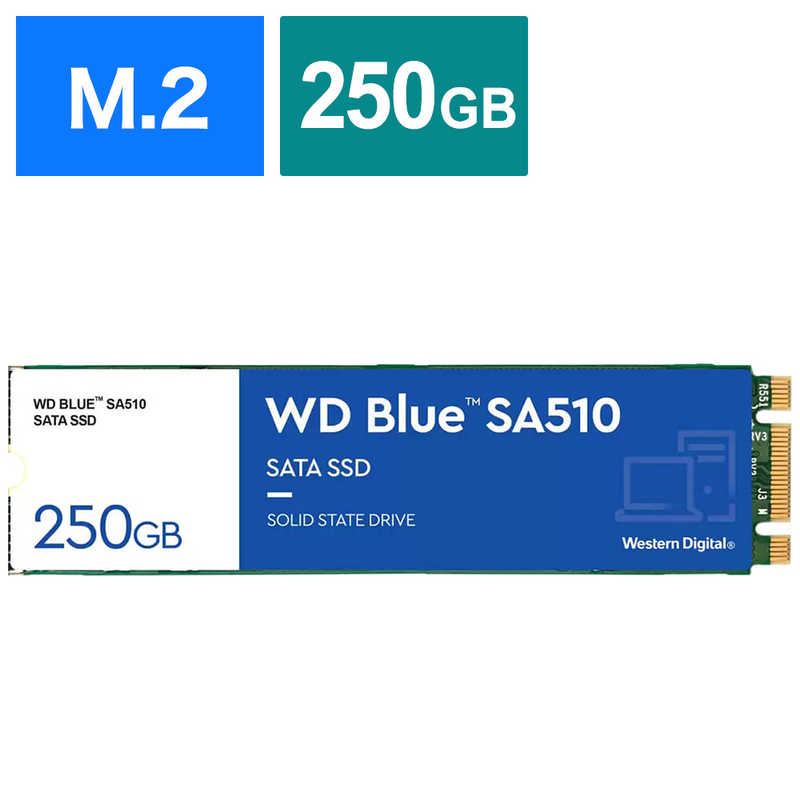 WESTERN DIGITAL　WD Blue SA510 SATA M.2 SSD｢