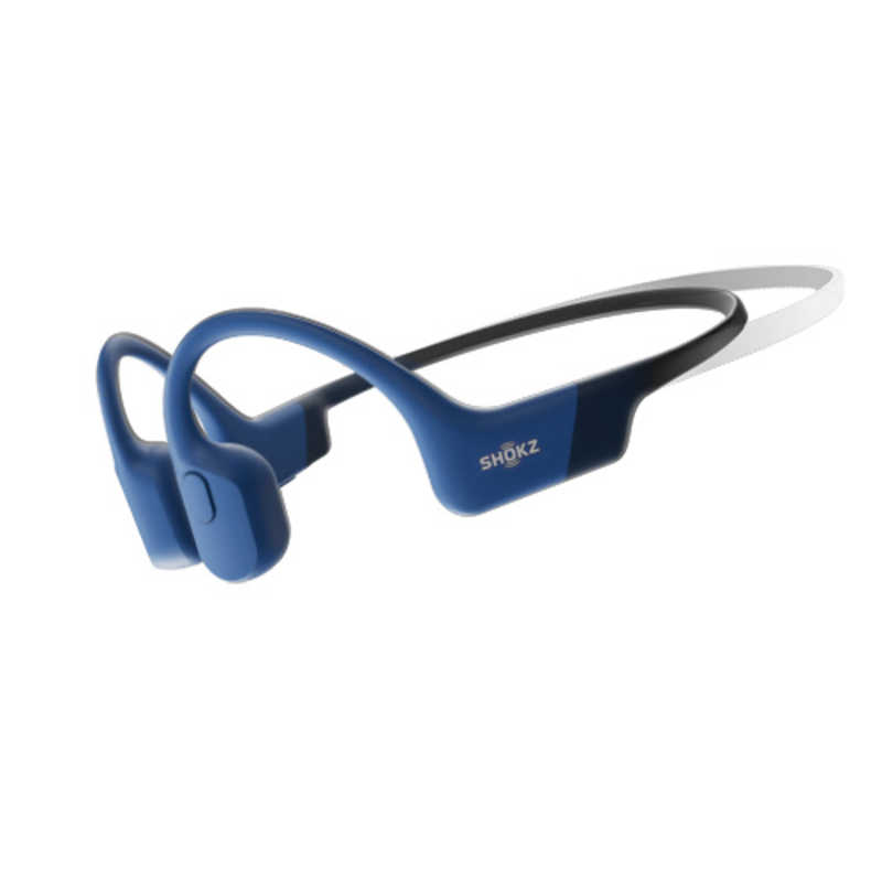 SHOKZ 骨伝導イヤホン OpenRun Mini Blue リモコン マイク対応 /骨伝導 /Bluetooth SKZ-EP-000013