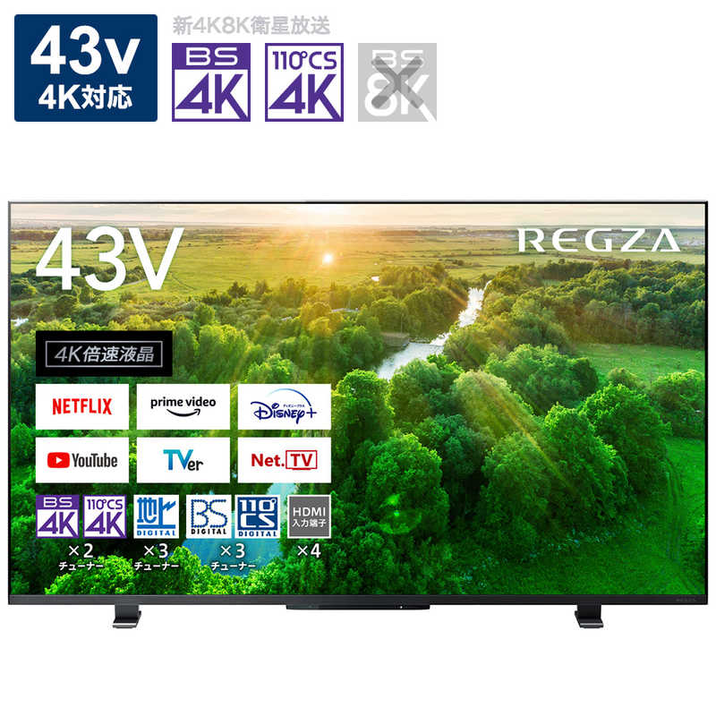 TVS REGZA　液晶テレビ 43