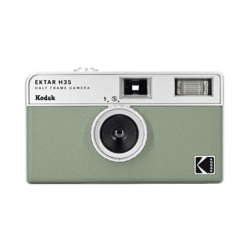 コダック　ハーフサイズフィルムカメラ EKTAR H35 Half Frame Camera セージ