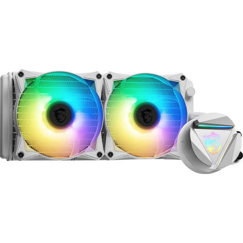 MSI　CPUクーラー MSI MAG CORELIQUID 240R V2 WHITE　MAGCORELIQUID240R