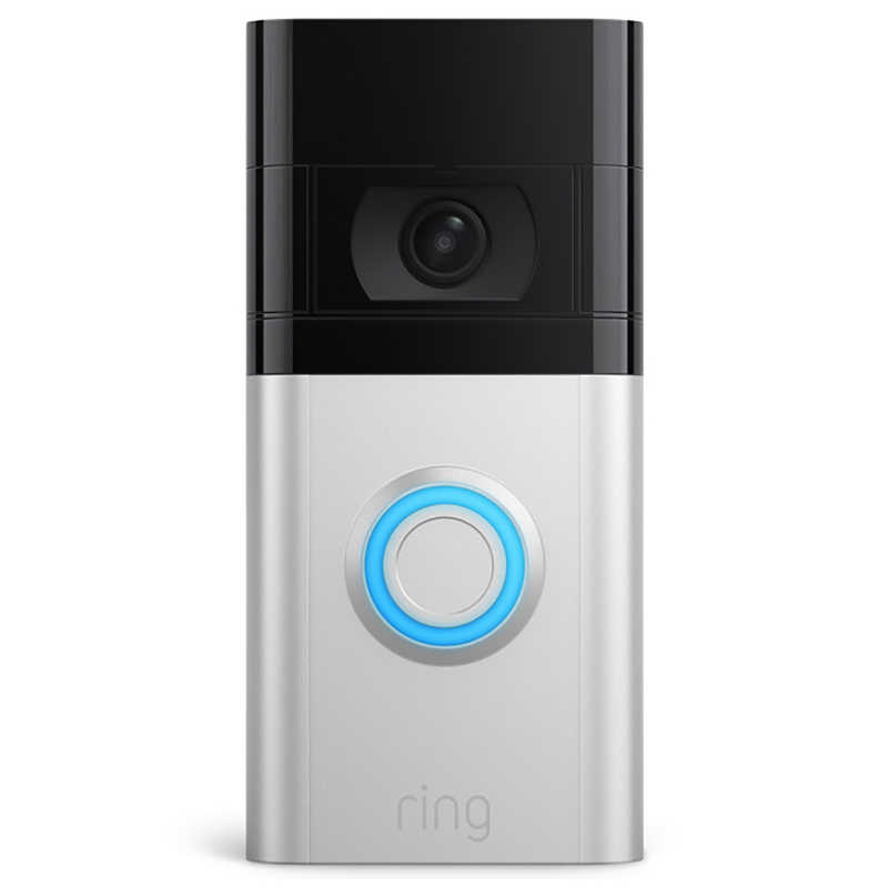Amazon Ring Video Doorbell 4 (リング ビデオドアベル4) サテンニッケル B09HSNXH5P [B09HSNXH5P]