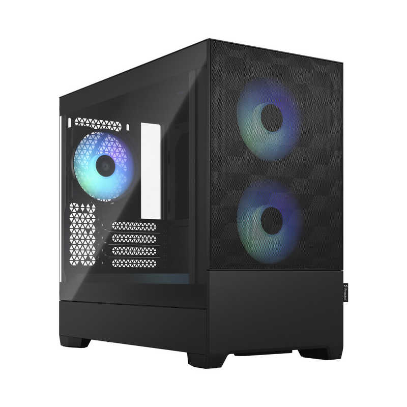 FRACTALDESIGN　PCケース［Micro ATX /Mini-ITX］Pop Mini Air RGB Black TG Clear Tint ブラック　FD-C-POR1M-06