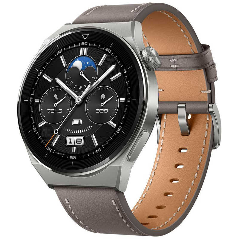 ファーウェイ スマートウォッチ レディース HUAWEI　スマートウォッチ HUAWEI WATCH GT3 Pro 46mm／Gray　WATCHGT3PRO46MM/GR