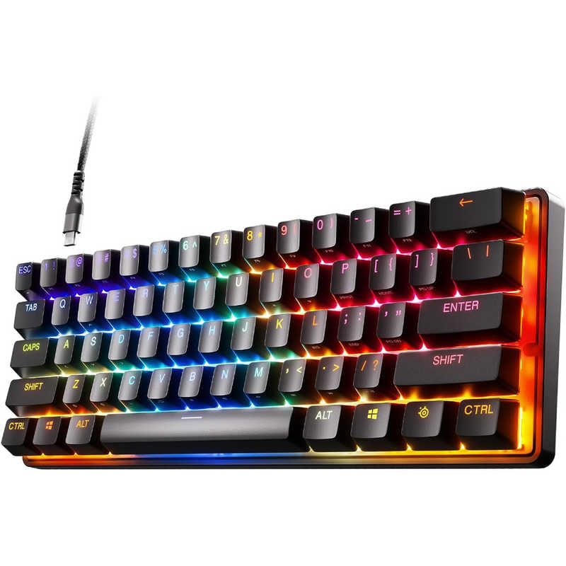 STEELSERIES　ゲーミングキーボード Apex Pro Mini US （USキー配列） ［有線 ／USB］　64820J