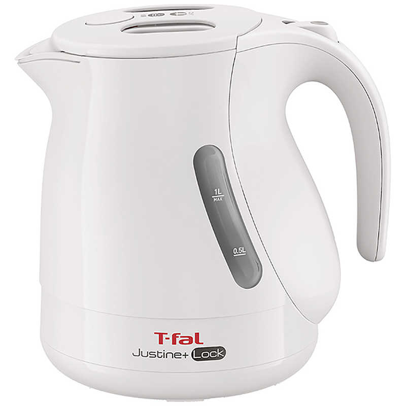 ティファール ジャスティン T-fal　電気ケトル ジャスティン プラス ロック [1.0L]　KO4421JP ホワイト