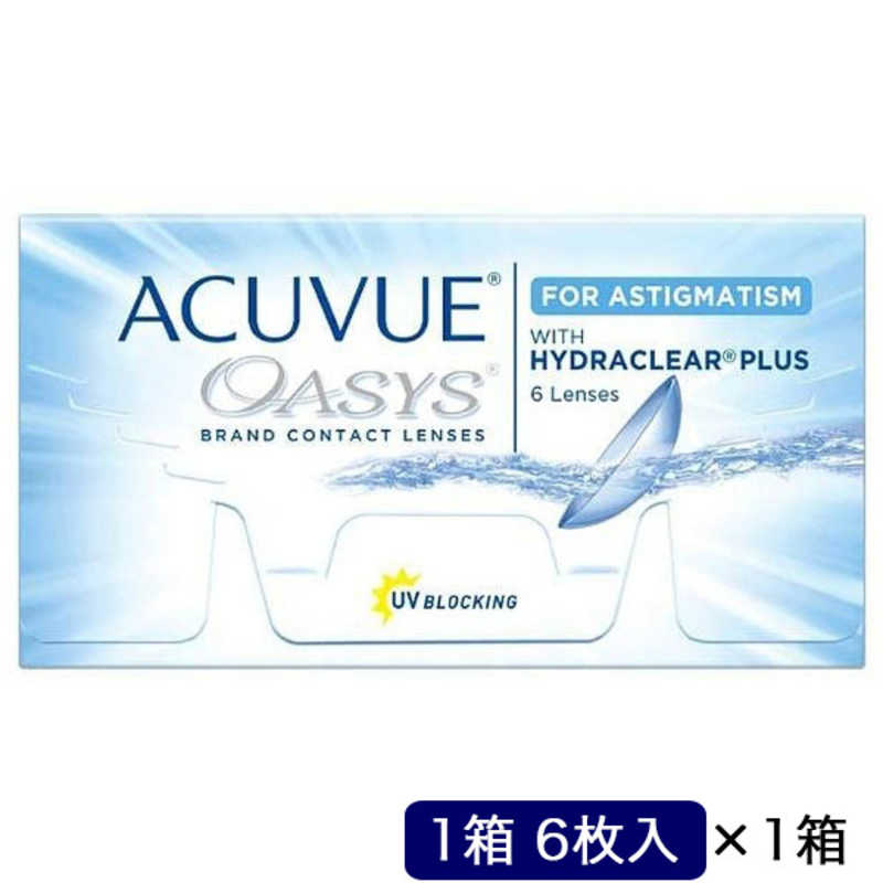 ジョンソン＆ジョンソン　(度あり/-3.50) アキュビューオアシス乱視用 (BC8.6/CYL-1.25/AX60/DIA14.5) コンタクトレンズ