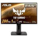 ASUS エイスース　ゲーミング液晶ディスプレイ TUF Gaming ブラック ［24.5型 /フルHD（1920×1080） /ワイド］　VG259QM