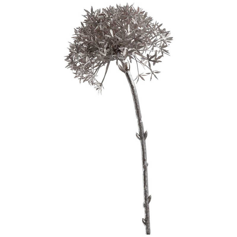 LEONARDO　造花”銀のアリウム”12P 63cm Fiore　38659