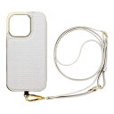 CCCフロンティア　iPhone 14 Pro 6.1インチ Cross Body Case Duo white silver　ML-CSIP22MP-2CBWS