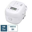 東芝 TOSHIBA 炊飯器 3号 IH ホワイト RC-5XT-W