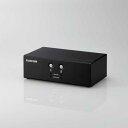 エレコム ELECOM KVMスイッチ パソコン2台 切替器 ディスプレイ端子 VGA マウス・キーボード端子 USB PS2 バスパワー駆動 KVM-NVXS...