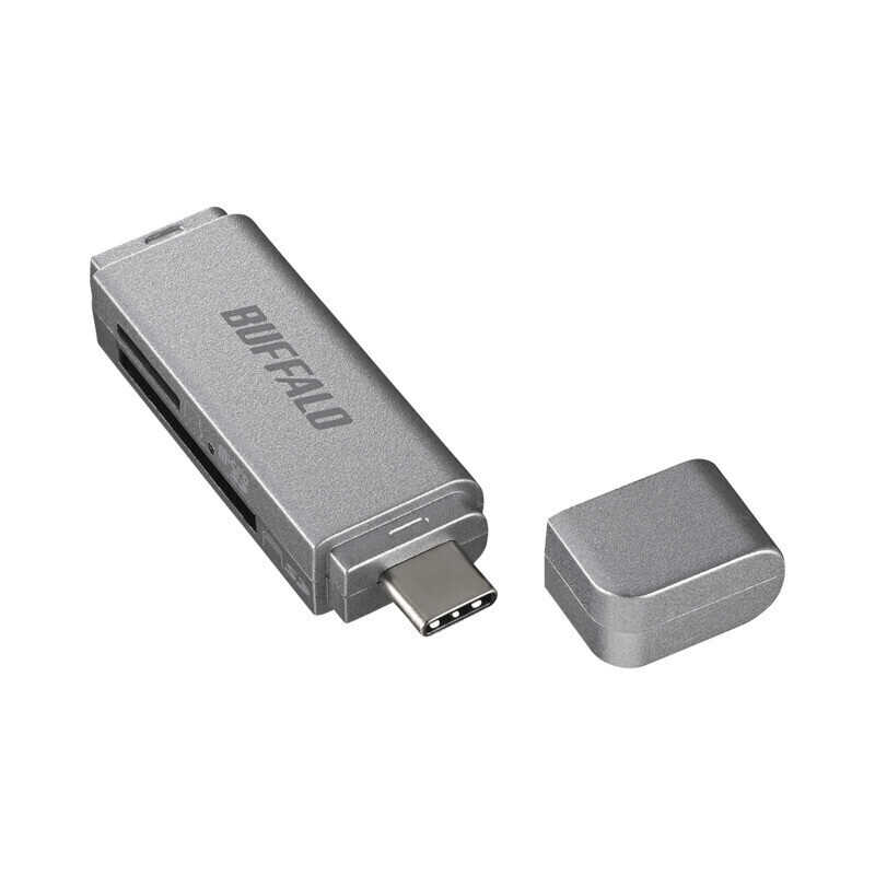 BUFFALO@J[h[_[ USB3.0 TypeC Vo[ (USB3.1/X}z ^ubgΉ)@BSCR120U3CSV