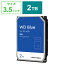 WESTERN DIGITAL　内蔵HDD SATA接続 WD Blue [2TB /3.5インチ]｢バルク品｣　WD20EZBX