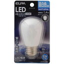 ELPA　LED装飾電球 サイン球形 LEDエルパボールmini ホワイト [E26 /昼白色 /1個]　LDS1N-G-G900