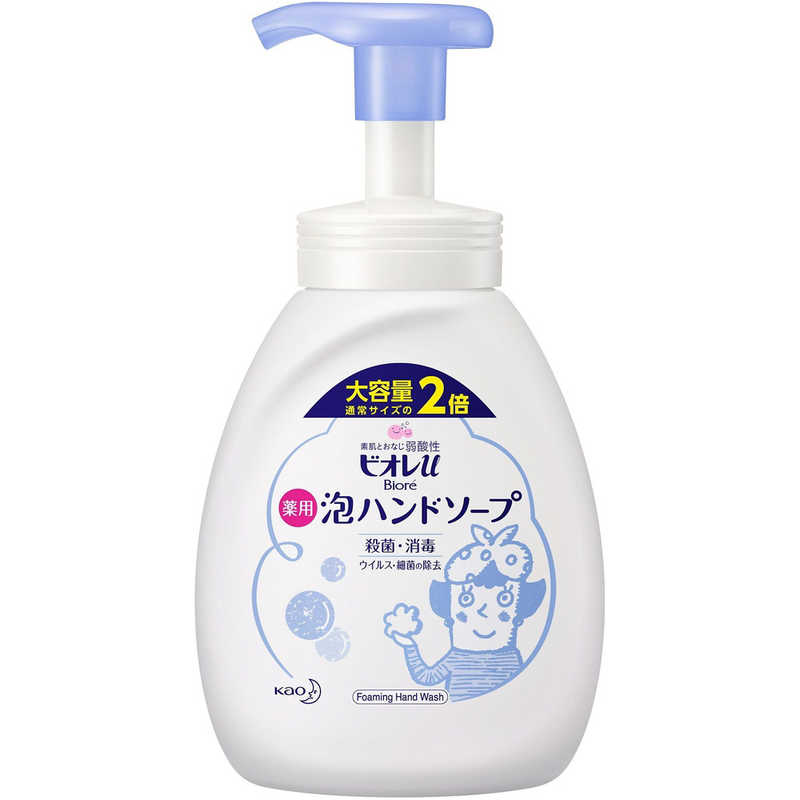 花王　Biore ビオレu 泡ハンドソープ 大容量ポンプ 500mL マイルドシトラスの香り