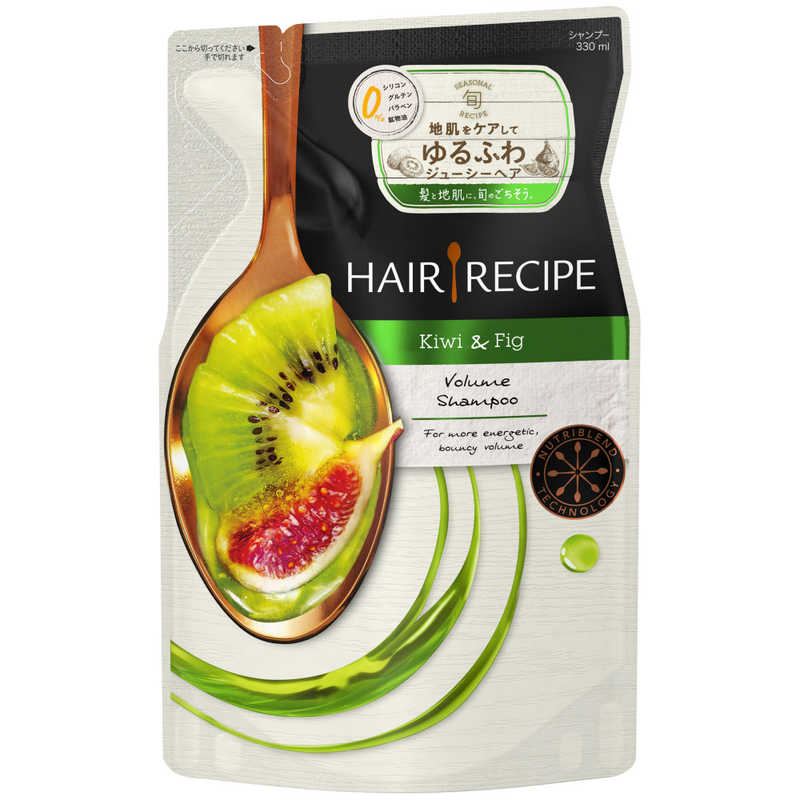 P＆G　HAIR RECIPE(ヘアレシピ)キウイ エンパワーボリュームレシピ シャンプー(330ml)つめかえ用[シャンプー]