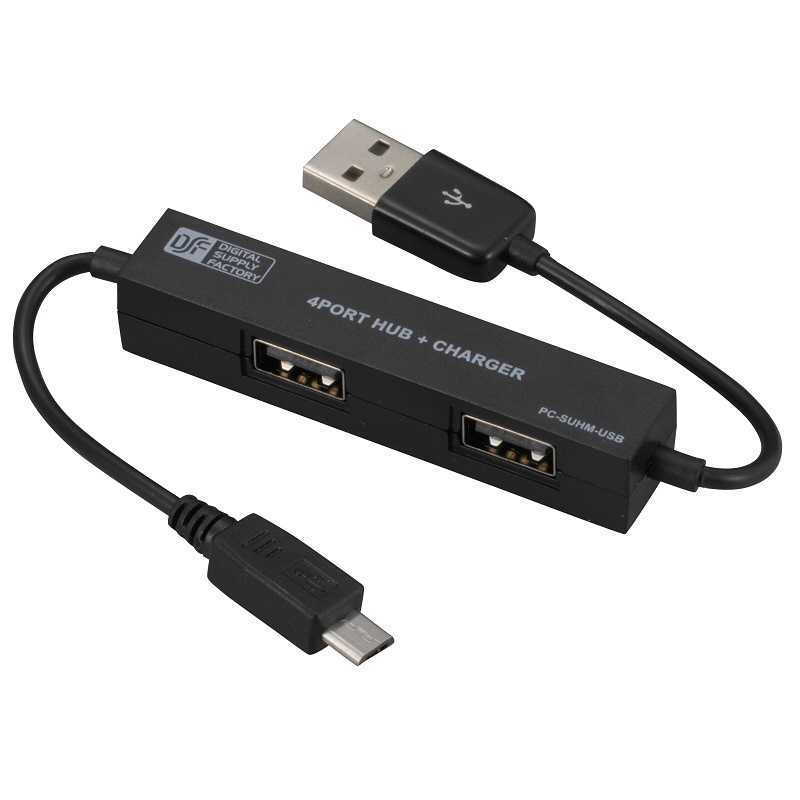 I[d@@USB-Anu+micro USBX}z[d [USB2.0Ή /4|[g /oXp[]@PC-SUHM-USB