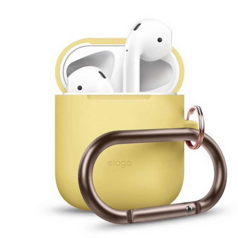 ELAGO　AIRPODS HANG CASE 2019 for AirPods (Yellow)　ELAPDCSSCHDYE