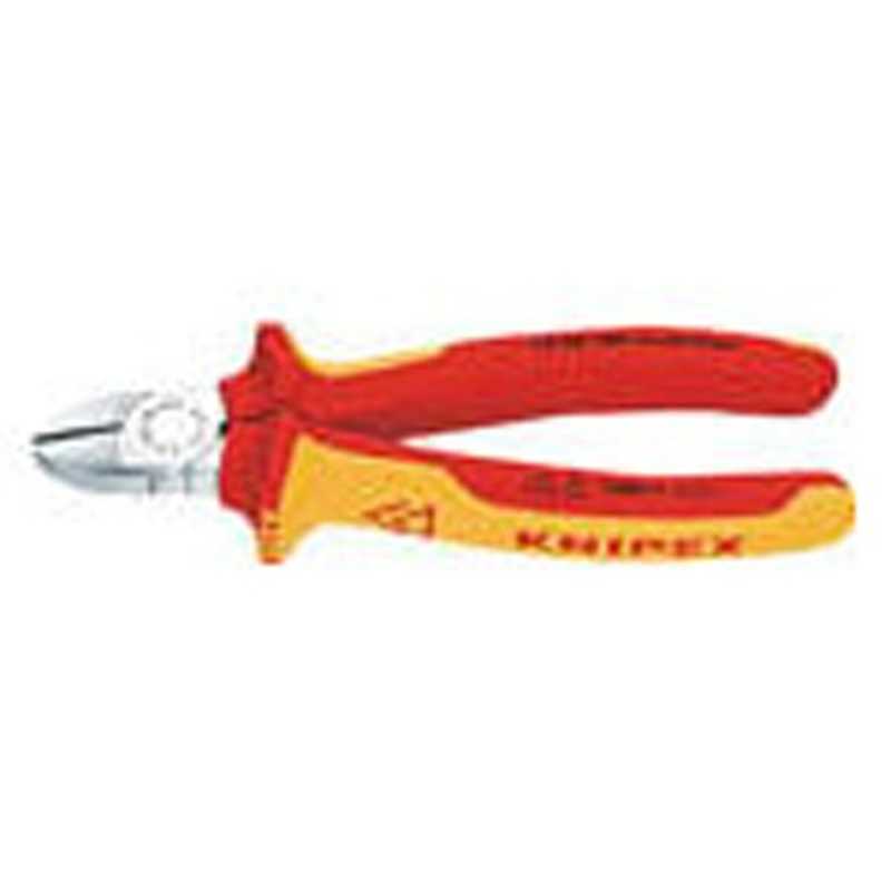 KNIPEX（クニペックス）7372-180 ツインフォースニッパー （BK） 極めて軽い力で切断し、手への負担を軽減する究極のニッパー