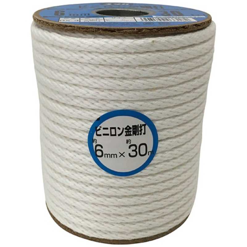 ユタカメイク　ユタカ ロープ クレモナ金剛打ロープボビン 6φ×30m　RX-4