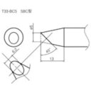 白光 白光 こて先/5BC型 T33-BC5