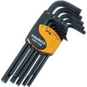 トラスコ中山 六角棒レンチセット 標準タイプ 12本組 TRR12S(4)