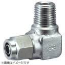 トラスコ中山 SUSメイルエルボ 適用チューブ径8X6 ねじR3/8 TS803ML