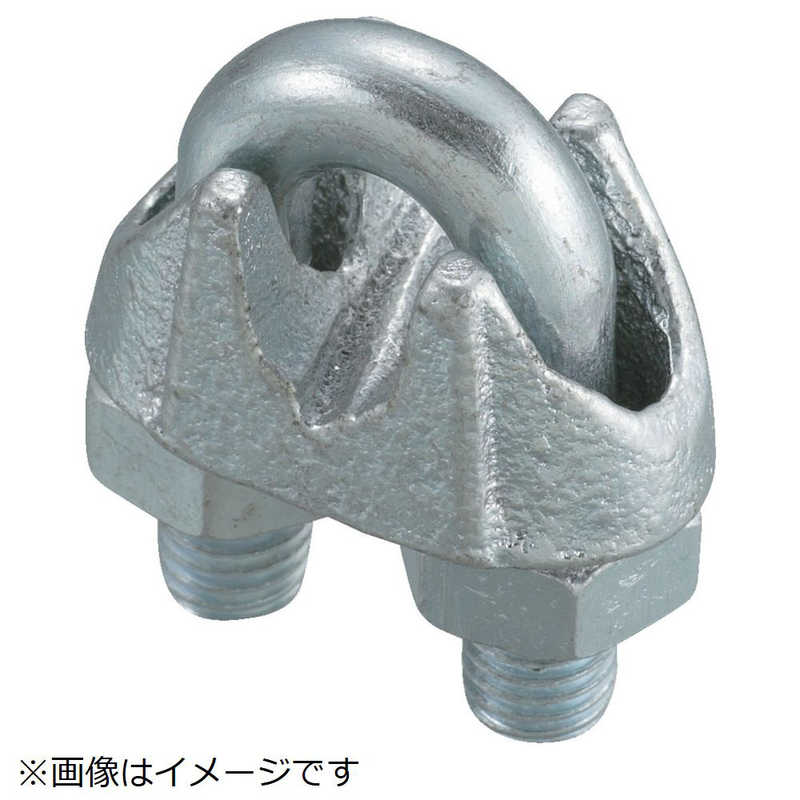 トラスコ中山　ワイヤークリップ スチール製 12mm用　TWC012