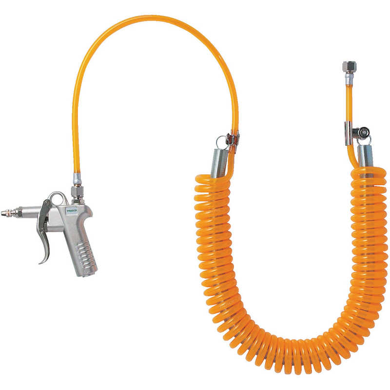 トラスコ中山　スプリング式ウレタンコイルホース ダスターセット 2m　TD75SC3S