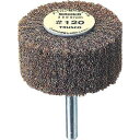 トラスコ中山 TRUSCO ナイロン軸付ホイル外径φ80×厚み25×軸6 180# UFN-825-180 (1箱5個)
