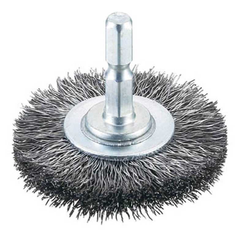 トラスコ中山　軸付ホイールブラシ φ50X軸6.35 鋼線0.3　TB622260