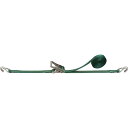トラスコ中山 強力型ベルト荷締機 SUS金具 25mm幅 300kg Jフック GX25S300J